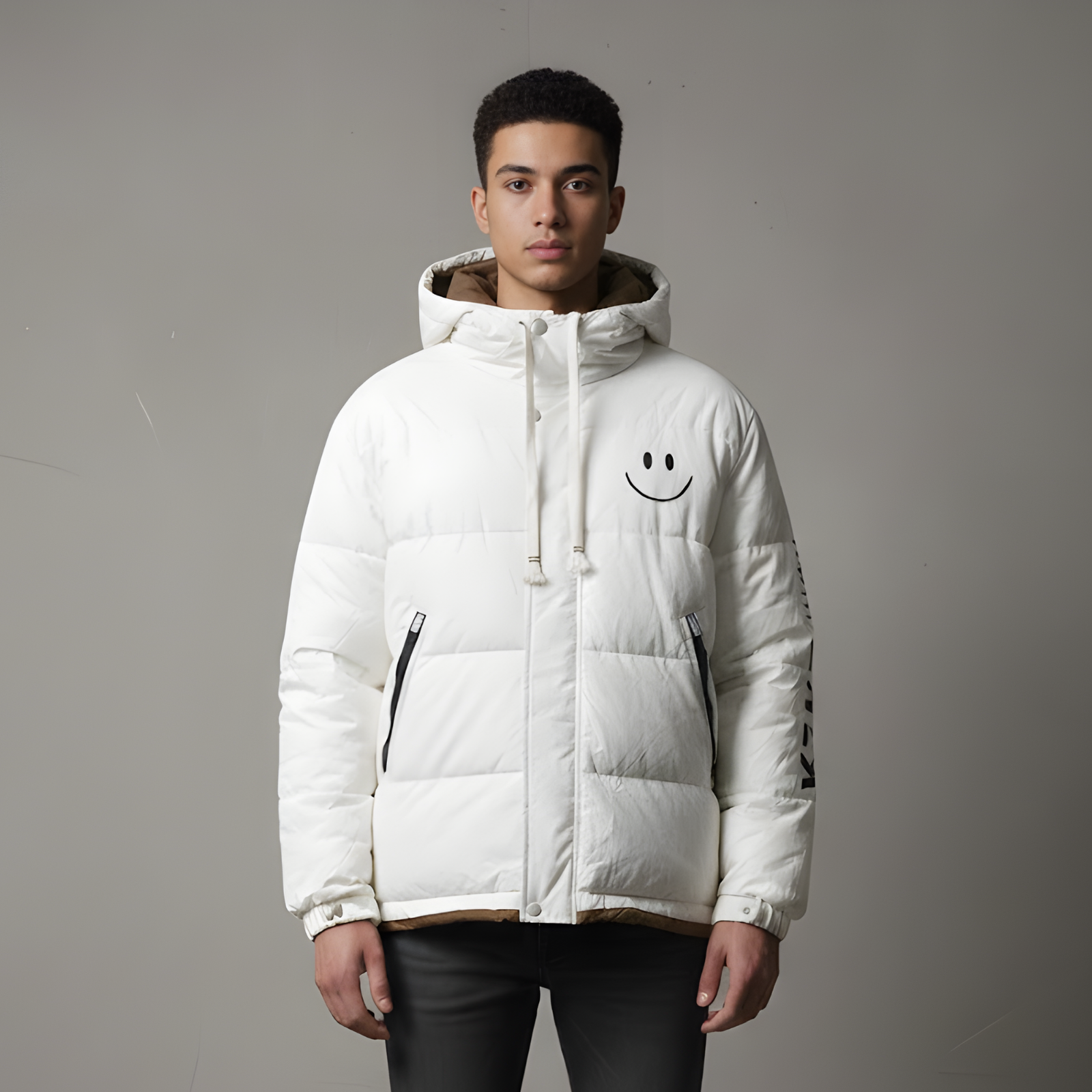 Image de Puffer Jacket "Happy Vibe"