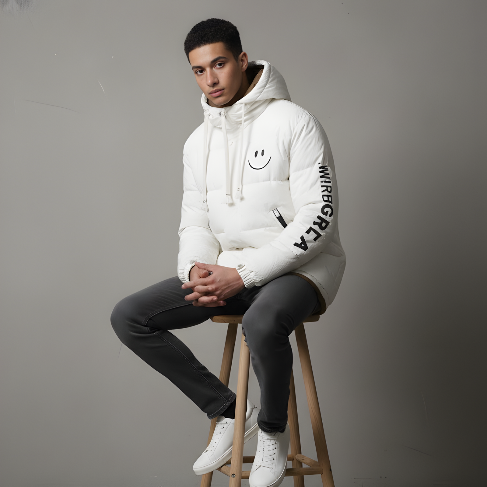 Puffer Jacket "Happy Vibe"